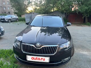 2014 Skoda Superb DSG II Рестайлинг, коричневый, 1100000 рублей, вид 2