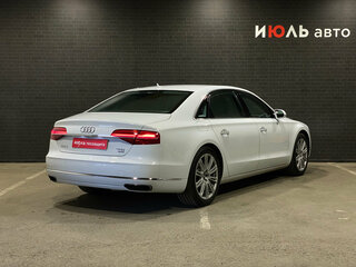 2015 Audi A8 Long III (D4) Рестайлинг, белый, 2900000 рублей, вид 5