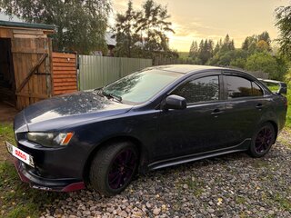 2008 Mitsubishi Lancer X, синий, 585000 рублей, вид 5