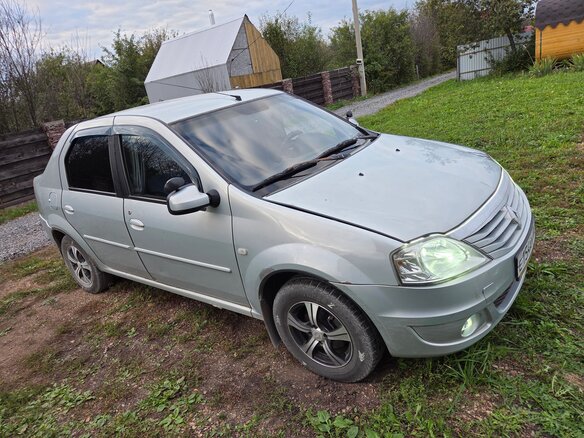 2008 Renault Logan I, серый, 280000 рублей - вид 1