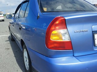 2006 Hyundai Accent ТагАЗ II, фиолетовый, 365000 рублей, вид 4
