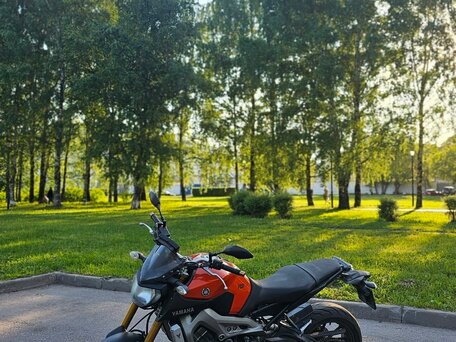 2014 Yamaha MT-09 (FZ-09), оранжевый, 640000 рублей, вид 4