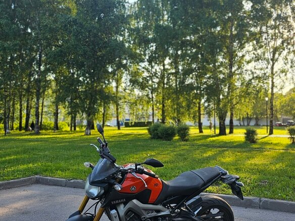 2014 Yamaha MT-09 (FZ-09), оранжевый, 640000 рублей - вид 3