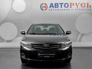 2012 Toyota Corolla X (E140, E150) Рестайлинг, чёрный, 1128000 рублей, вид 3