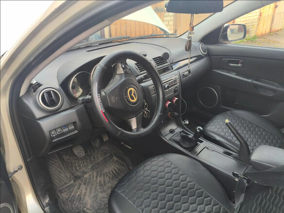 2007 Mazda 3 I (BK) Рестайлинг, серый, 285000 рублей - вид 10