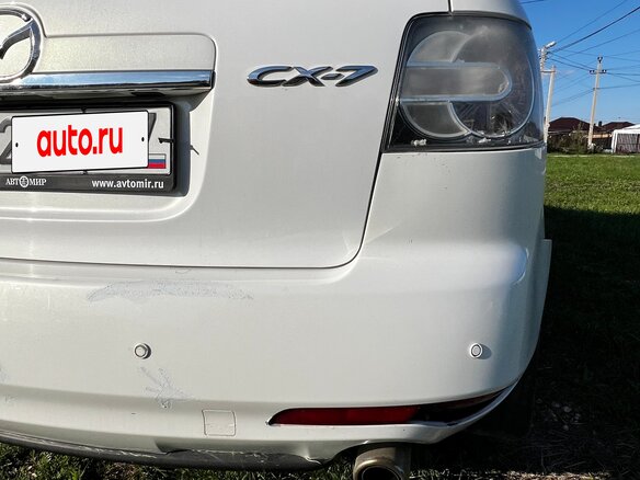 2010 Mazda CX-7 I Рестайлинг, белый, 750000 рублей - вид 6