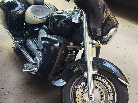 2001 Yamaha XV 1600 Road Star, чёрный, 600000 рублей - вид 1