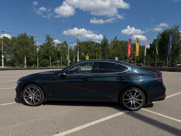 2022 Genesis G70 I Рестайлинг, синий - вид 10