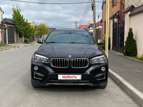2017 BMW X6 30d II (F16), чёрный, 3900000 рублей, вид 1