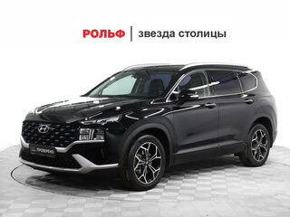 2022 Hyundai Santa Fe IV Рестайлинг, чёрный, 3500000 рублей, вид 1