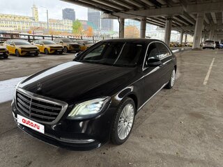 2018 Mercedes-Benz S-Класс 350 d Long VI (W222, C217) Рестайлинг, чёрный, 3990000 рублей, вид 3