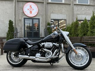2018 Harley-Davidson Fat Boy, синий, 2200000 рублей, вид 1