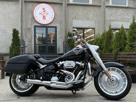 2018 Harley-Davidson Fat Boy, синий, 2200000 рублей, вид 1