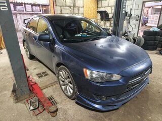 2008 Mitsubishi Lancer X, синий, 850000 рублей, вид 2
