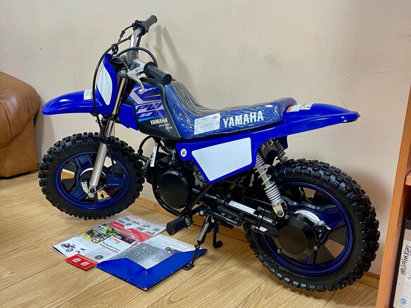 2021 Yamaha PW50/PW80, синий - вид 5