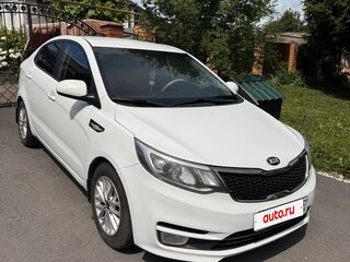 2015 Kia Rio III Рестайлинг, белый, 1250000 рублей, вид 2