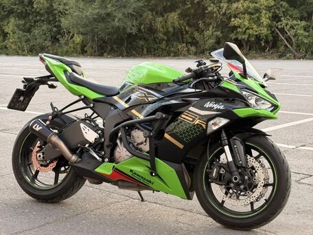 2020 Kawasaki ZX-6 Ninja, зелёный, 1193000 рублей, вид 3