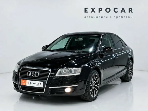 2008 Audi A6 III (C6), чёрный, 670000 рублей