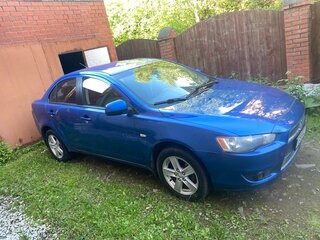 2008 Mitsubishi Lancer X, синий, 600000 рублей, вид 1