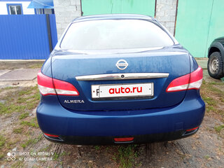 2013 Nissan Almera III (G15), синий, 550000 рублей, вид 4