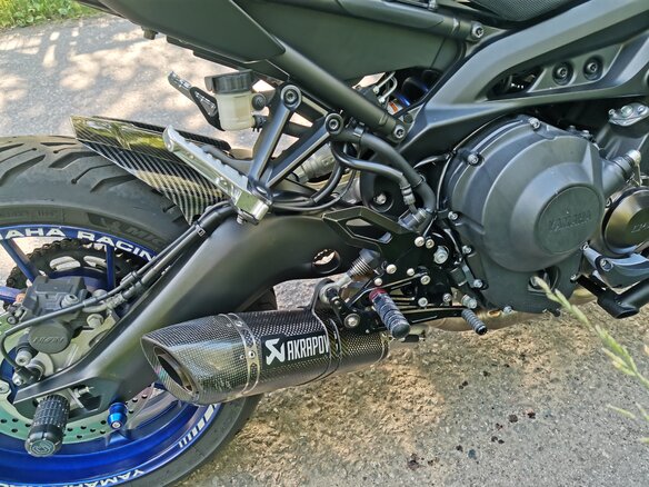 2016 Yamaha MT-09 (FZ-09), серый, 710000 рублей - вид 16