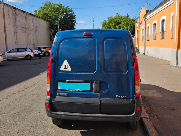 2004 Renault Kangoo I Рестайлинг, синий, 320000 рублей - вид 6