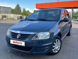 2011 Renault Logan I Рестайлинг, синий, 290000 рублей, вид 1