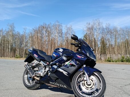 2002 Honda CBR 600F, синий, 400000 рублей, вид 2