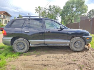2003 Hyundai Santa Fe I, чёрный, 420000 рублей, вид 2
