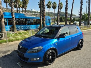 2014 Skoda Fabia Scout II Рестайлинг, синий, 1050000 рублей, вид 1
