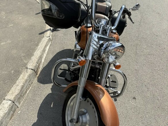 2008 Harley-Davidson Fat Boy, чёрный, 850000 рублей - вид 17
