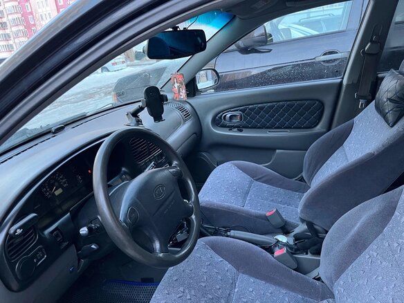 2006 Kia Spectra I Рестайлинг 2, чёрный, 390000 рублей - вид 3