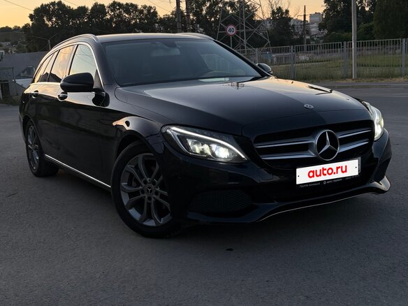 2018 Mercedes-Benz C-Класс 200 d 9G-TRONIC IV (W205), чёрный, 2500000 рублей