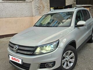 2012 Volkswagen Tiguan I Рестайлинг, серебристый, 1150000 рублей, вид 1