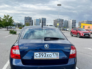 2014 Skoda Rapid I, синий, 700000 рублей, вид 5
