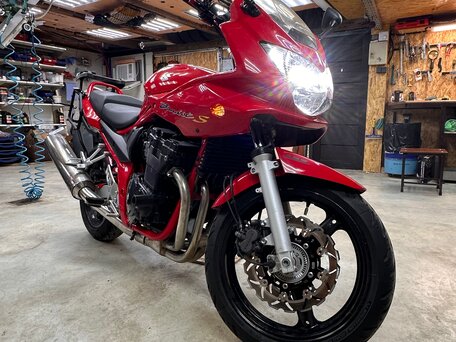 2005 Suzuki Bandit GSF 650, красный, 380000 рублей, вид 4