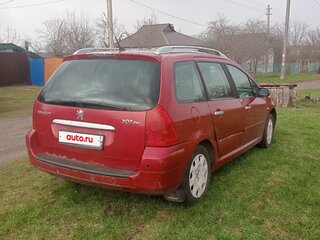 2007 Peugeot 307 I Рестайлинг, красный, 300000 рублей, вид 4