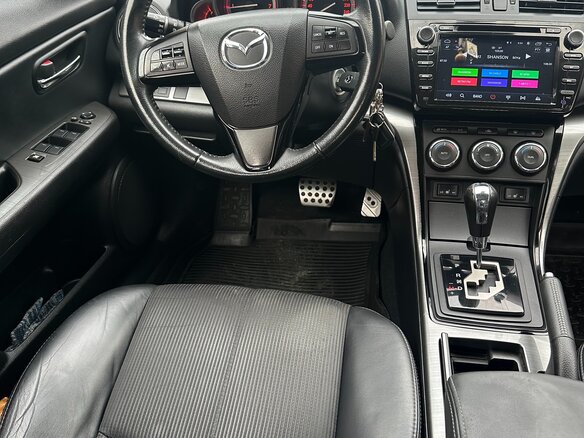 2011 Mazda 6 II (GH) Рестайлинг, голубой, 1600000 рублей - вид 7