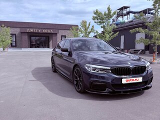 2019 BMW 5 серии 530d xDrive VII (G30/G31/G38), чёрный, 5950000 рублей, вид 4