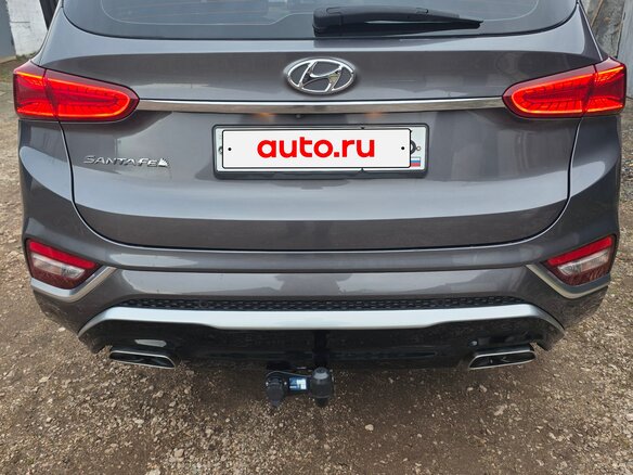 2019 Hyundai Santa Fe IV, серый, 3450000 рублей - вид 5