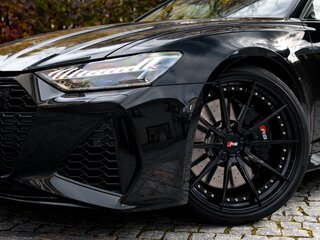 2022 Audi RS 6 IV (C8), чёрный, 14200000 рублей, вид 2