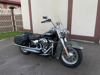 2021 Harley-Davidson Heritage, зелёный, 1598000 рублей, вид 2