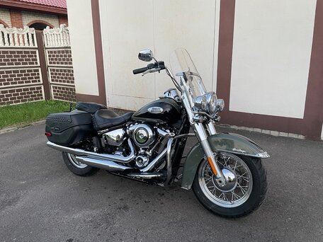 2021 Harley-Davidson Heritage, зелёный, 1449000 рублей, вид 2