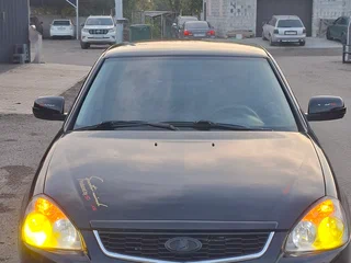 2008 Lada (ВАЗ) Priora I, чёрный, 350000 рублей, вид 5