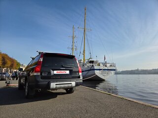 2007 Volvo XC70 I Рестайлинг, чёрный, 750000 рублей, вид 4
