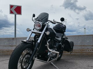 1997 Kawasaki VN800 Vulcan, чёрный, 425000 рублей, вид 4