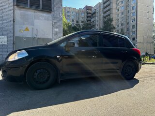 2007 Nissan Tiida I, чёрный, 375000 рублей, вид 4