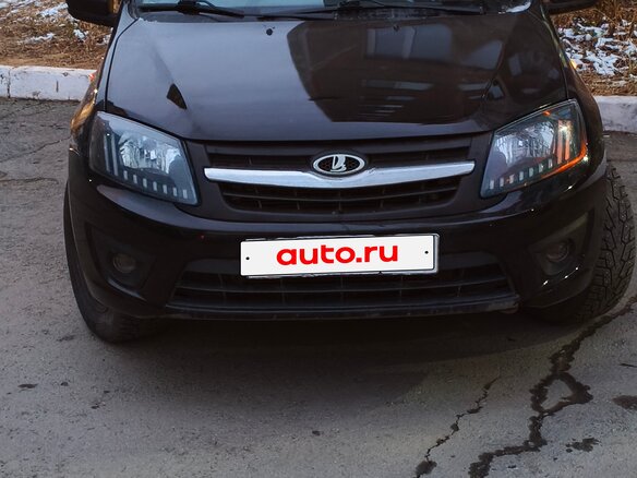 2017 Lada (ВАЗ) Granta I, чёрный, 340000 рублей - вид 2