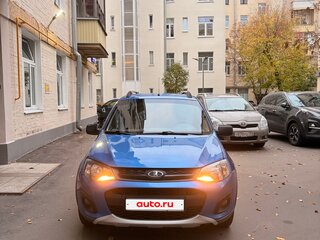 2017 Lada (ВАЗ) Kalina II, синий, 550000 рублей, вид 3
