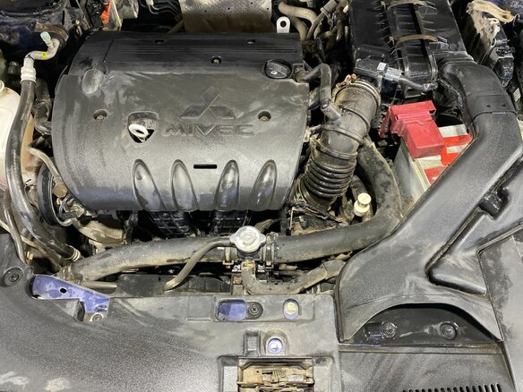 2008 Mitsubishi Lancer X, синий - вид 25